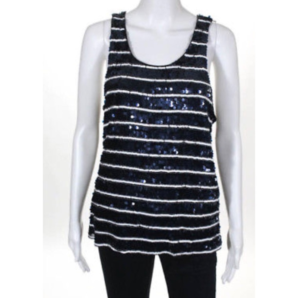 • Gryphon New York • Exclusive Tank Stripe Sequin